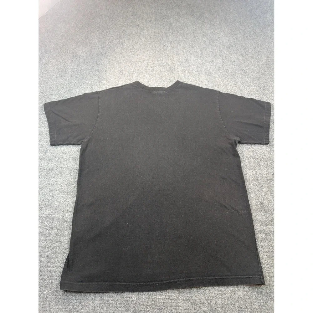 Polo Ralph Lauren Shirt Mens Black V-Neck Short Sleeve Embroidered Red Pony Logo